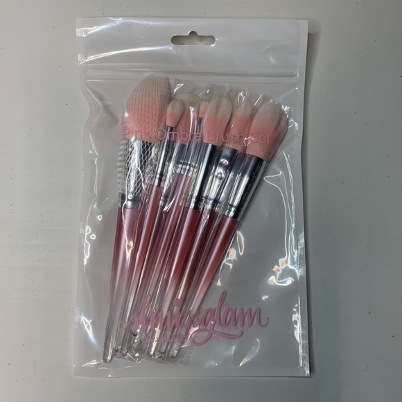 SLMISSGLAM Pink-Ombré Brush Set - Picture 2 of 3